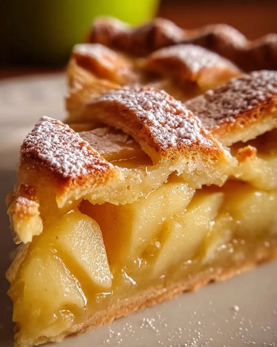 Rheinischer Apfelkuchen frisch gebacken mit Äpfeln und Zimt.