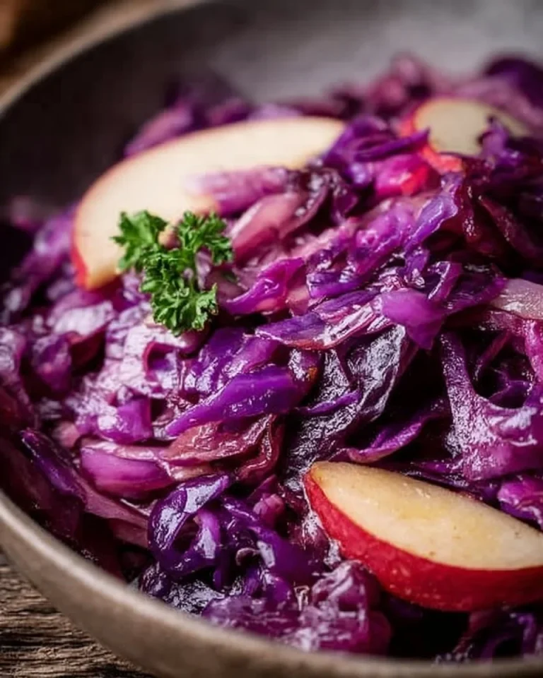 Leckerer Rotkohl in einer Schüssel, ideal für gesunde Gerichte.