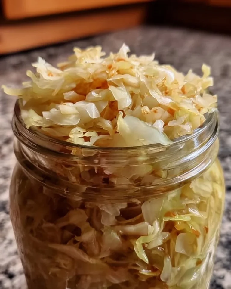Hausgemachtes Sauerkraut in einer Schüssel mit frischem Gemüse