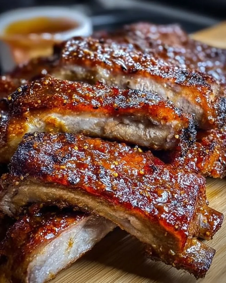 Spareribs auf dem Grill oder im Ofen zubereitet, perfekt für jedes BBQ-Ereignis