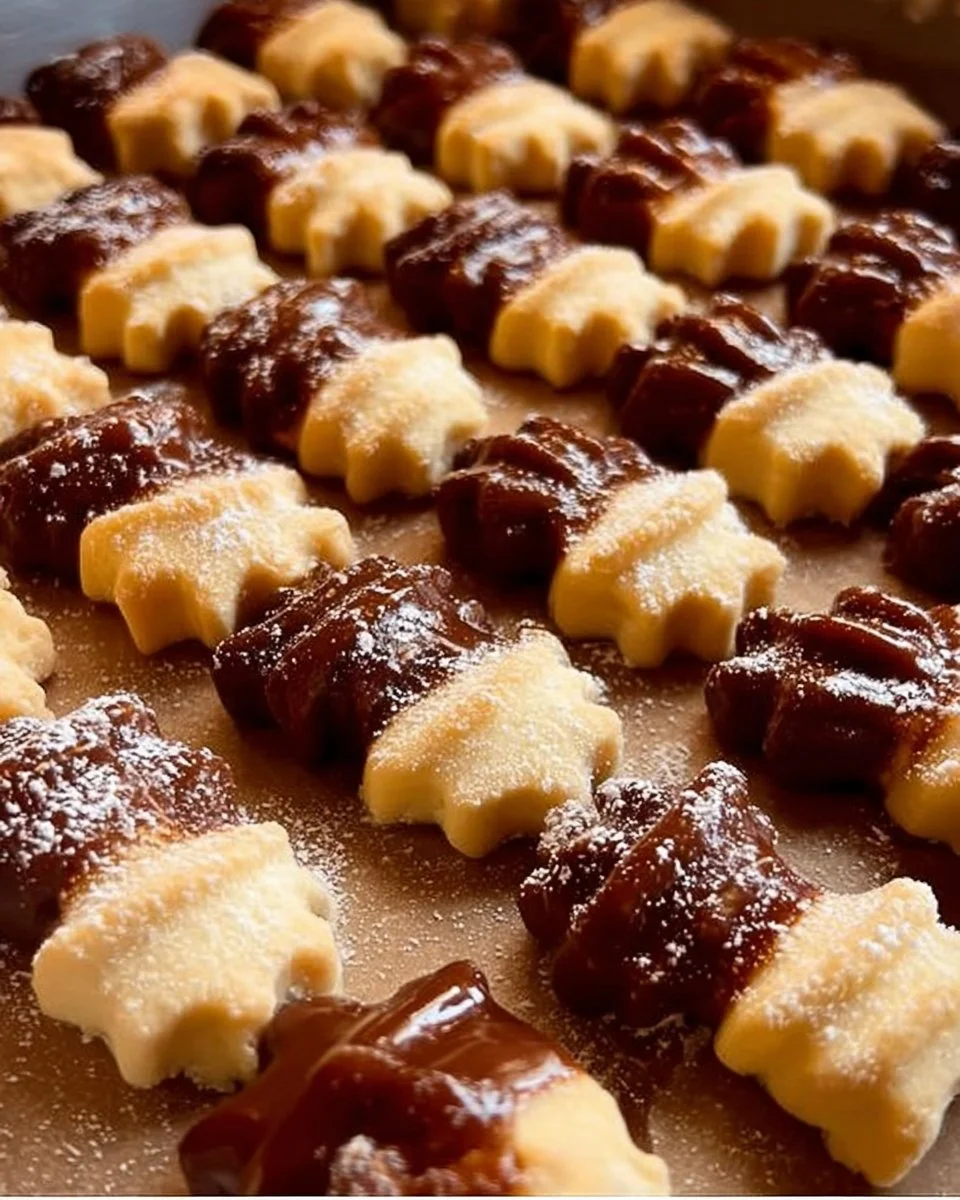 Leckeres Spritzgebäck auf einem Teller, perfekt für festliche Anlässe.