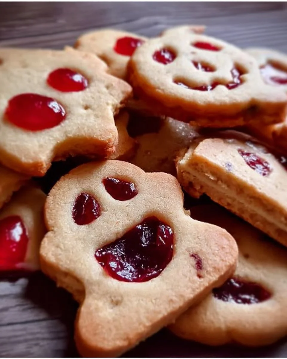 Vorweihnachtliche Linzer Plätzchen mit Marmelade gefüllt