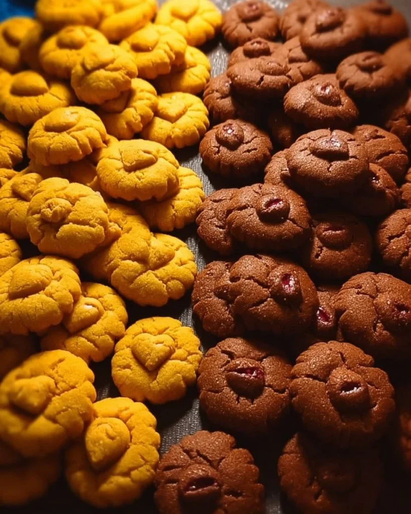 Eine Auswahl traditioneller Weihnachtsplätzchen auf einem festlichen Teller.