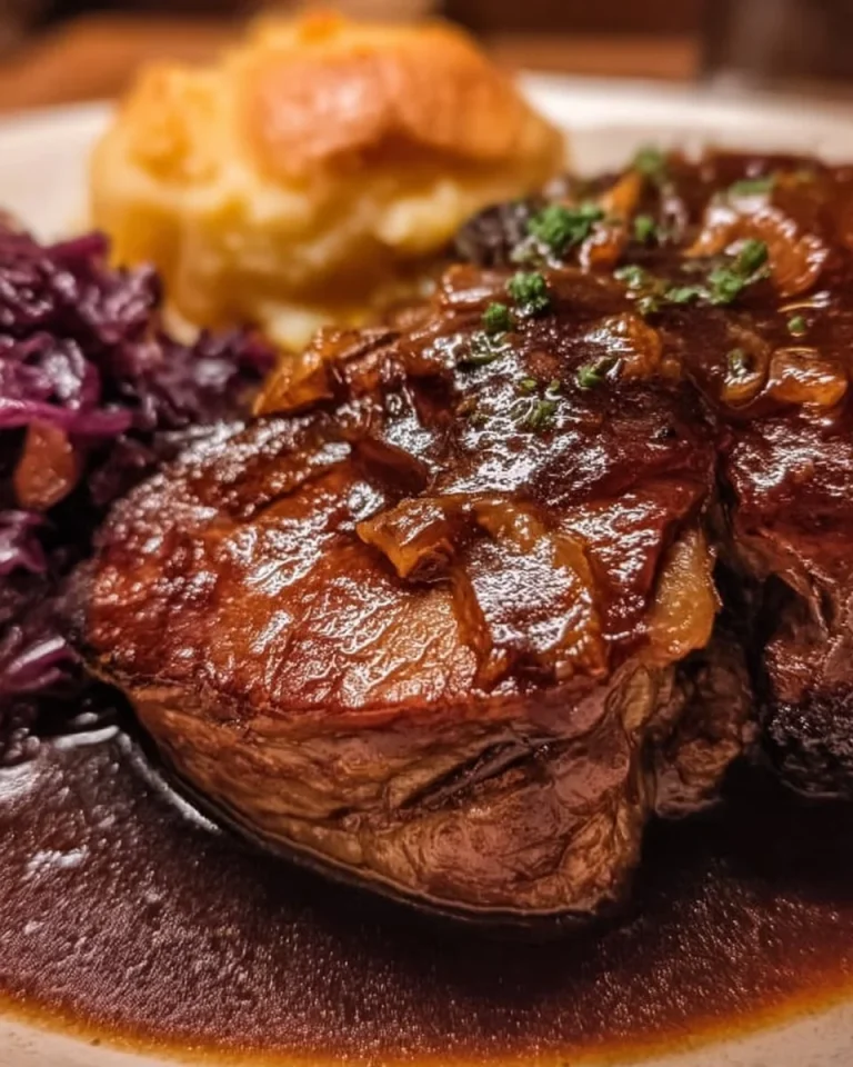 Leckeres Wildschweinbraten, perfekt für festliche Anlässe