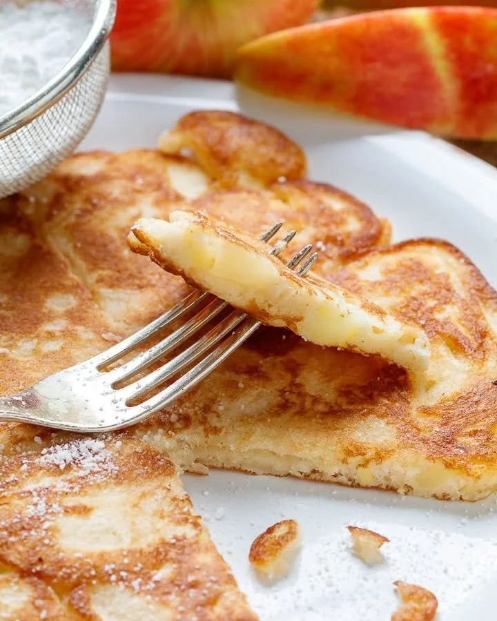 Apfelpfannkuchen klassisch und fluffig