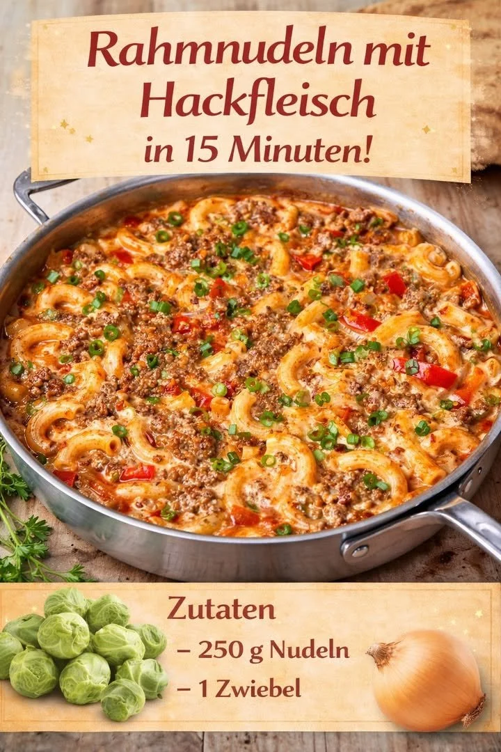 Curry cream noodles with ground meat