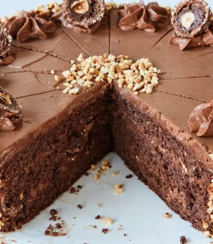 Die leckerste Torte der Welt auf einem schön dekorierten Tisch