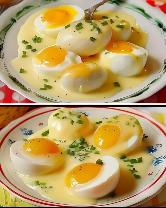 Eier in Senfsauce