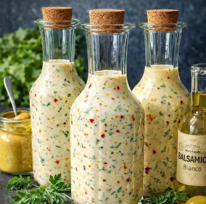 Hausgemachte Salatsauce für delikate Salate