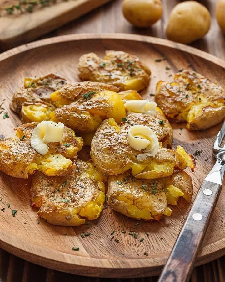 Knusprige Quetschkartoffeln