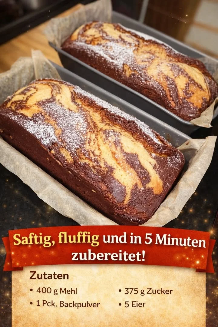 Saftiger Kuchen in 5 Minuten