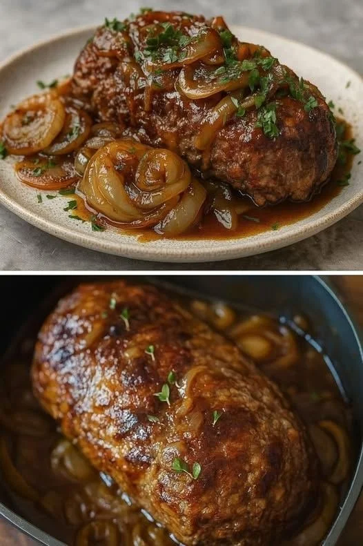 Supersaftiger Zwiebel-Hackbraten