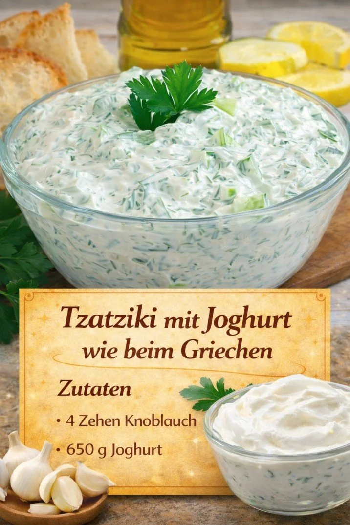 Tzatziki wie beim Griechen