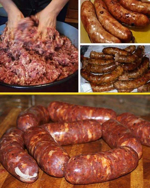 Wie man frische hausgemachte Chorizo vom Land macht