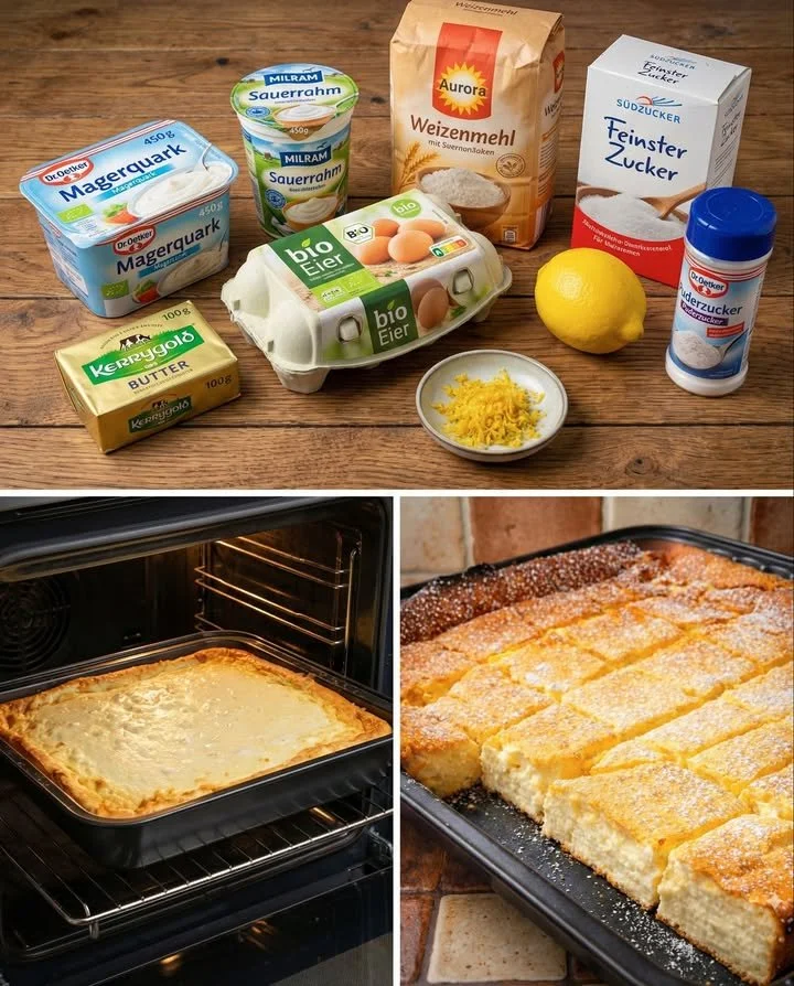 Blitzschneller Rahmkuchen vom Blech