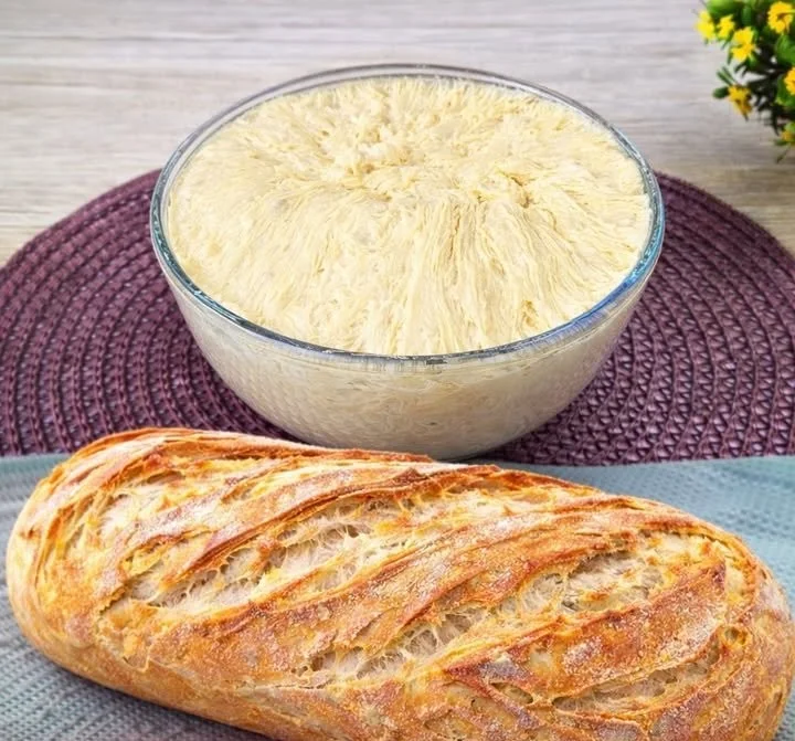 Verschiedene Brotarten auf einem Tisch, frisch gebacken