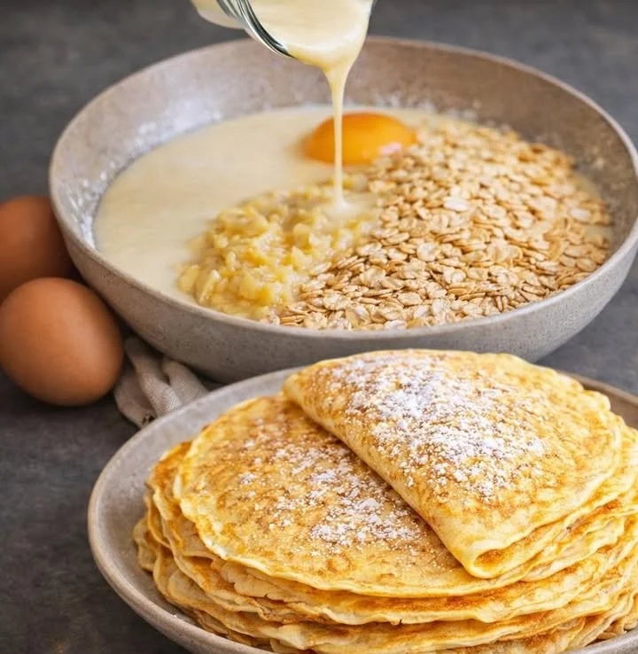 Haferflocken Pfannkuchen