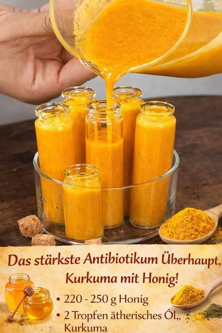 Kurkuma mit Honig: Das stärkste Antibiotikum!