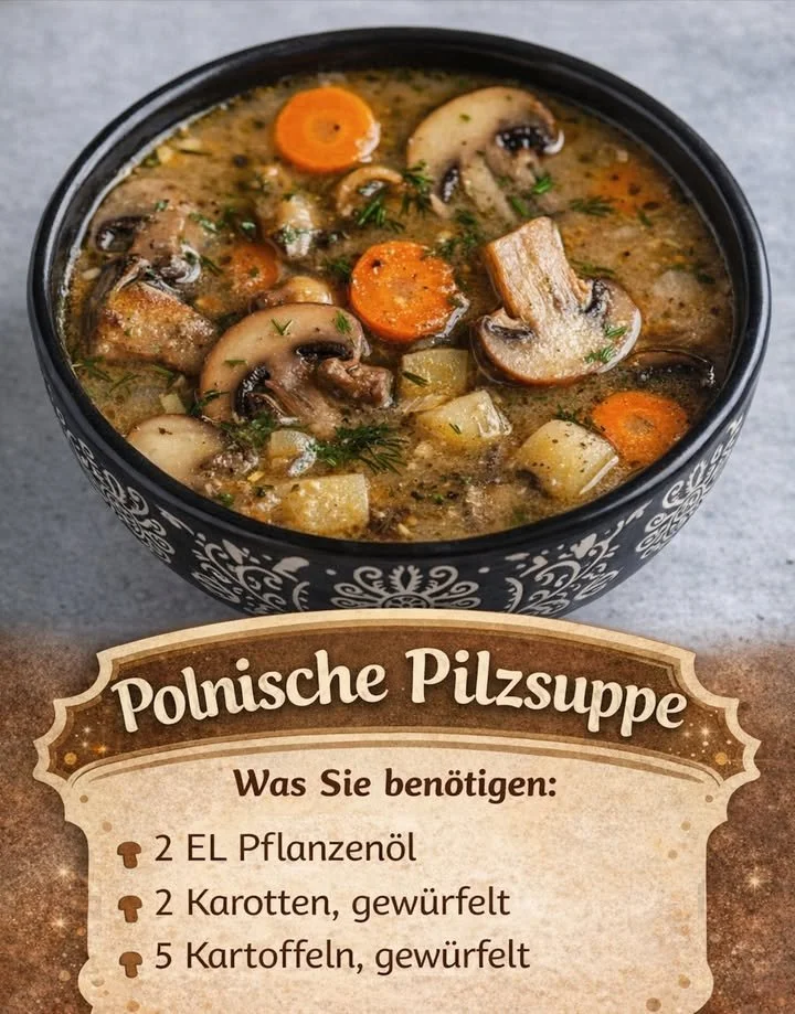 Polnische Pilzsuppe