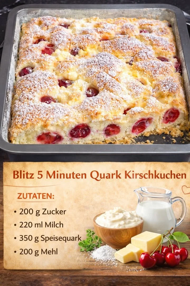 Quark Kirschkuchen