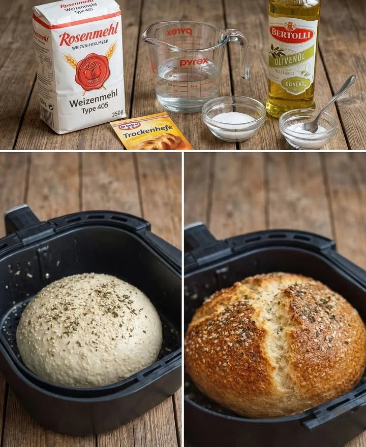 Schnelles Airfryer-Brot
