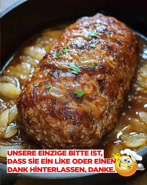 Supersaftiger Zwiebel-Hackbraten