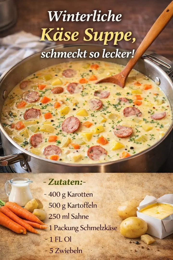 Winterliche Käsesuppe